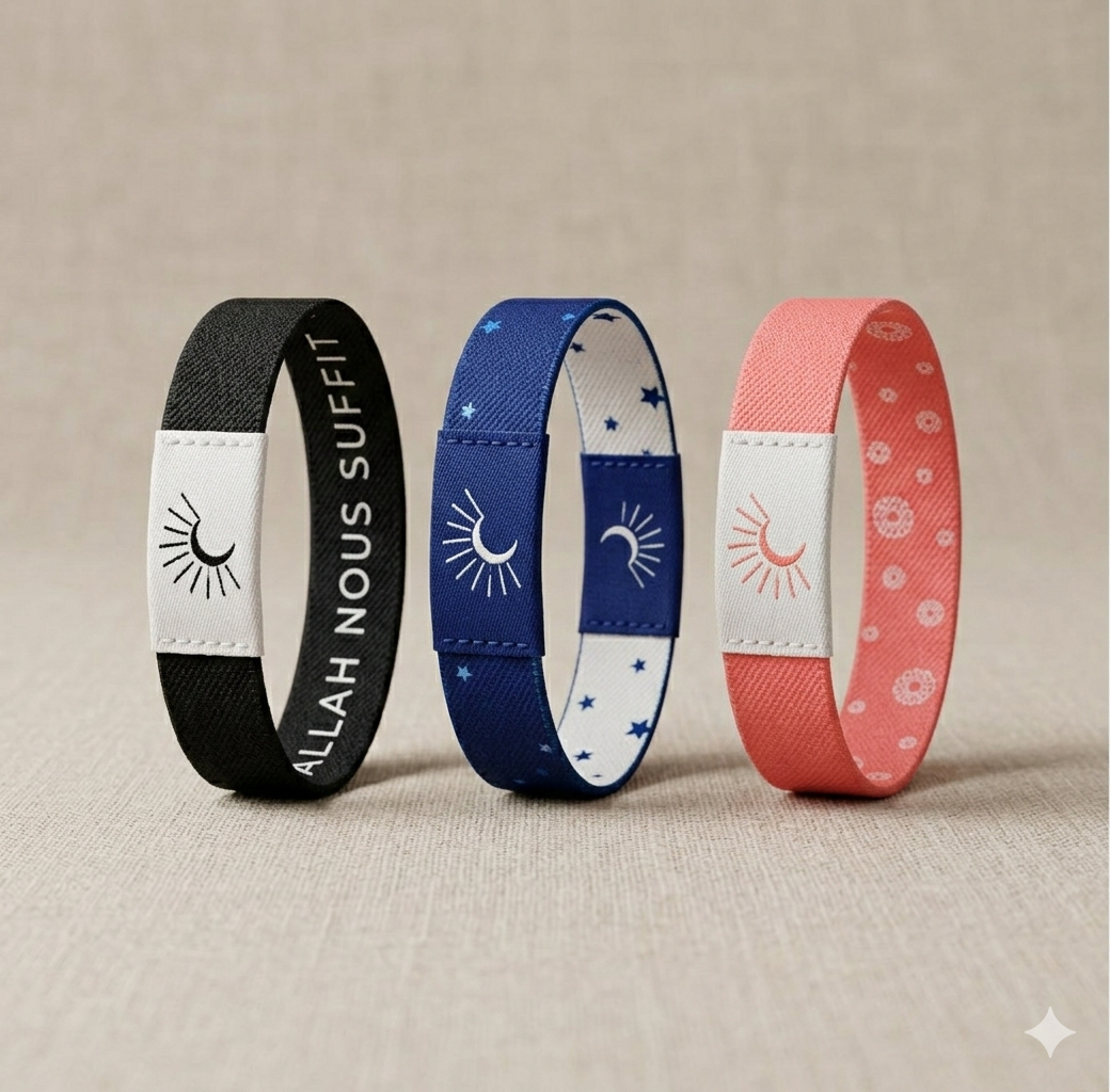Bracelet NFC — Un verset du Coran à portée de poignet